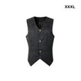 thumbnail image 3 of Sonducket Chaleco de estilo Medieval de Halloween, chaleco de moda de Color sólido para hombre, traje gótico de fiesta, ropa, regalo de Abrigos y chamarras Negro XXXL, 3 of 6