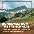 thumbnail image 6 of BONNEVAL Sparkling Water Bottle - Natural Mineral Water from the French Alps, Recycled and Recyclable - Sparkling Water 6 Pack x 33.8FL OZ, 6 of 6