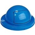 thumbnail image 7 of 32 Gallon Thermoplastic Mesh Recycling Receptacle w/Dome Lid, Blue, 7 of 7