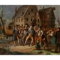 thumbnail image 3 of Albertis del Orient Browere 14x12 Black Modern Framed Museum Art Print Titled - Rip Van Winkle (1833), 3 of 5