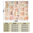 thumbnail image 5 of Capybara Gifts Blanket Throw Blanket Lightweight Cozy Plush Blanket for Bedroom Living Rooms Sofa Couch 50x40, 5 of 6