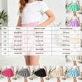 thumbnail image 3 of UAYOTSE Girls Skirts Elastic Flared Plain Tennis Skater Skirts with Built-in Shorts Kids Active Flowy Skorts,Sizes 11-12 Years, 3 of 5