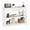 White, variant on 39.5 Inch Narrow Console Table, 3 Tier Entryway Table Sofa Side Table with Drawer and Storage Shelves for Hallway, Living Room, Bedroom, Stable X Frame Design, Black