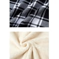 thumbnail image 5 of Chaquetas de hombre, chaqueta de camisa a cuadros de polar, chaquetas de trabajo de franela, camisa de leñador, abrigo informal con botones y bolsillos., 5 of 5