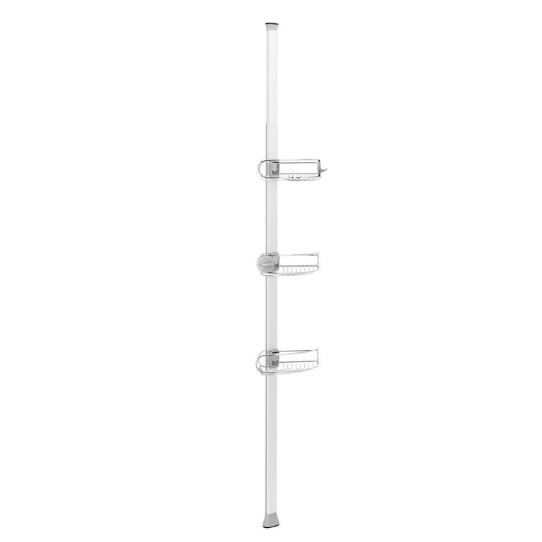simplehuman 8' Tension Shower Caddy Stainless Steel