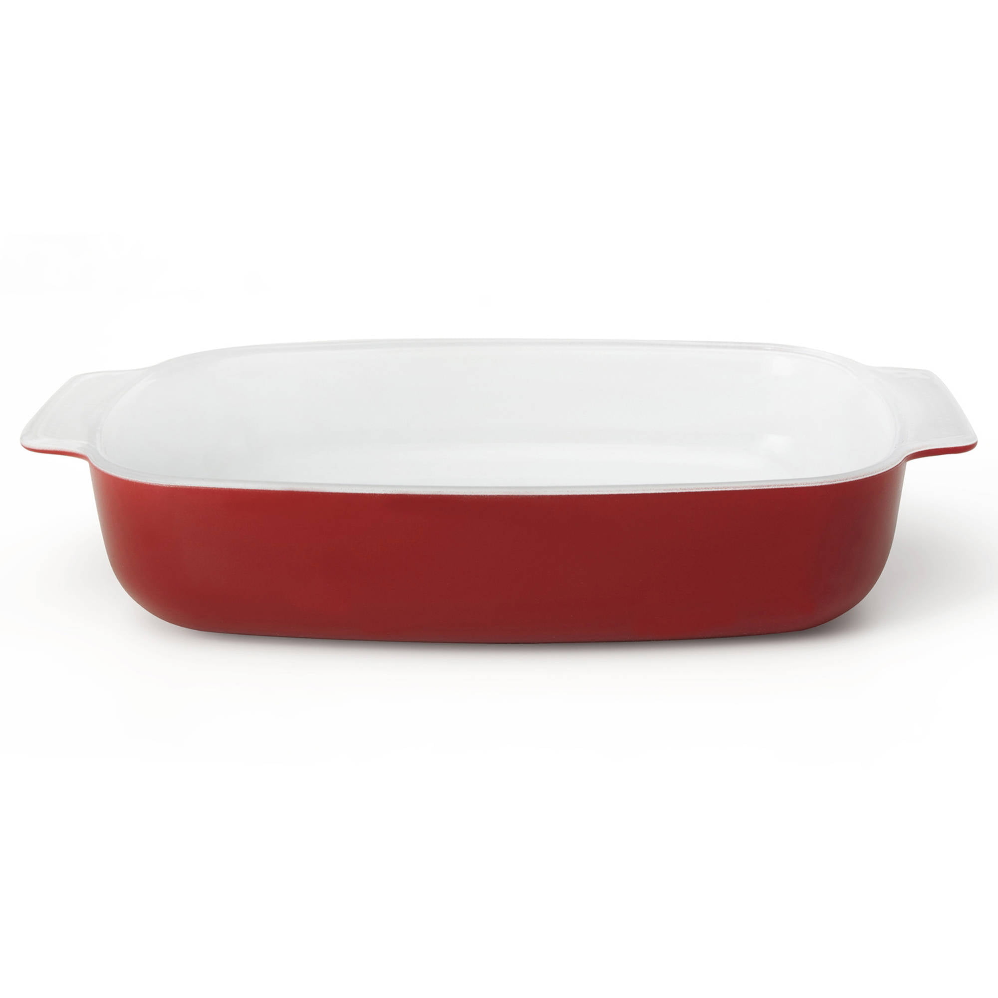 2.6-quart Baking Dish Shanghai Red Details about   Creo SmartGlass Cookware 