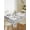 White Gray, variant on Sage Green Eucalyptus Leaves Table Cloth, Spring Country Botanical Waterproof Tablecloth for Rectangle Tables, Reusable Washable Fabric Table Cover for Restaurant Kitchen Dining Tables 60"x84"