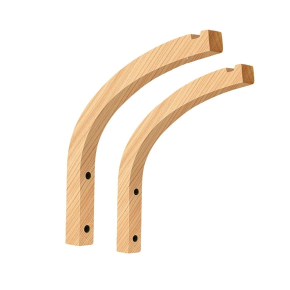 Riforla Wooden Wall Hooks Hangers Indoor Wall Mounted Hanging Hooks for Planters Flower Bracket Wind Chimes Decoration Hooks Hooks