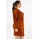 thumbnail image 2 of Vestido de satén plisado Roman Fashion Tallas Extras 12248 Ladrillo naranja oscuro 42, 2 of 7