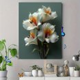 thumbnail image 4 of White Lily Bouquet Canvas Wall Art, Modern Floral Botanical Print, Flower Lover Home Decor Gift, 4 of 8