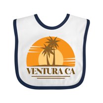 Inktastic Ventura California Retro Sunset Boys or Girls Baby Bib