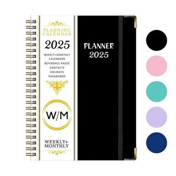 Notebooks for Work, Hwkond 2025 English Schedule A5 Plan Book With Separating Pages Plan Notebook Coil Book Clearance Under $5