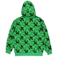 thumbnail image 3 of Sudadera con capucha y disfraz de Minecraft Creeper para niños, 3 of 3
