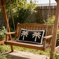 thumbnail image 4 of Btomtd Coconuts Palm Embroidered Pillowcase Outdoor Patio Sofa Cushion Cottons And Linen Backrest, 4 of 5