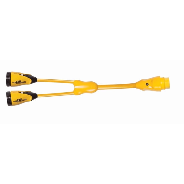 Adaptador Y Marinco Y30-2-30 EEL 30 A 125 V macho a (2) 30 A 125 V
