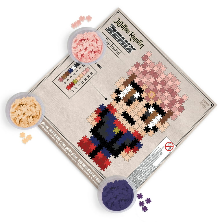 Jixelz Remix Jujutsu Kaisen Yuji Itadori Collectible 250 Piece Kit