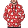 thumbnail image 4 of Hoodies for Men - Merry Christmas Santa Claus A Long Sleeve Comfrt Men'S Fashion Hoodies & Sweatshirts, Sweatshirts for Men Hoodies Pullover Clothing Clothes with Pouch, 4 of 7