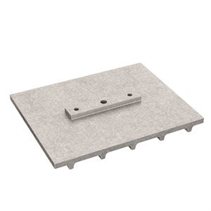 Bon 22-556 Handicap Ramp Walking Tool - 10-inch X 8-inch 2 Hole Mount