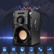 thumbnail image 2 of Bocina inalámbrica A11 con Bluetooth 4.1 - Potente sonido 5W + 2.5Wx2 - Reproduce música por FM, USB, TF y AUX - Batería de larga duración 1800mAh - Incluye control remoto y accesorios - Color negro, 2 of 6