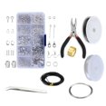 thumbnail image 1 of Kit de Fabrication de Bijoux Outils de Réparation Perles Fil de Perles Fournitures d'Artisanat DIY, 1 of 7