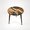 Green, variant on 20" Resin Walnut Round Side Table | Epoxy End Table | Coffee Table | Mid Century Modern Resin Walnut | Living Room Furniture | Green Color