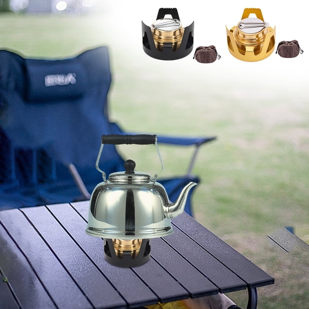 Estufa de Alcohol Vaporizada Xihbxyly para Picnic y Acampar Portátil