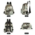 thumbnail image 2 of JIALIOU Mini Backpack Purse for Women Quilted Casual Daypack Small Travel Shoulder Bag, Moose on Misty Lake, 2 of 7