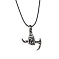 thumbnail image 1 of Colgante de cuero gótico con forma de azada de Odín, talismán vikingo --- Código de producto 43394, 1 of 2