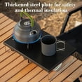 thumbnail image 5 of CxhicLuv Foldable Camping Table 14.9×8.2 Inch Alloy, Heat-Resistant – Portable Stove Table, Ideal for Outdoor Cooking, Camping, Picnics, Perfect for Camp Chefs, 5 of 6