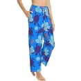thumbnail image 2 of Balery Ornamental Turtles print Women's Pajama Pants,Ultra Lightweight Pjs,Lounge Pant-Medium, 2 of 9