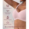 thumbnail image 3 of MINTREUS Nursing Bras for Breastfeeding Seamless Comfort Maternity Bra Pregnancy Sleep Bralette with Extra Extender, 3 of 8