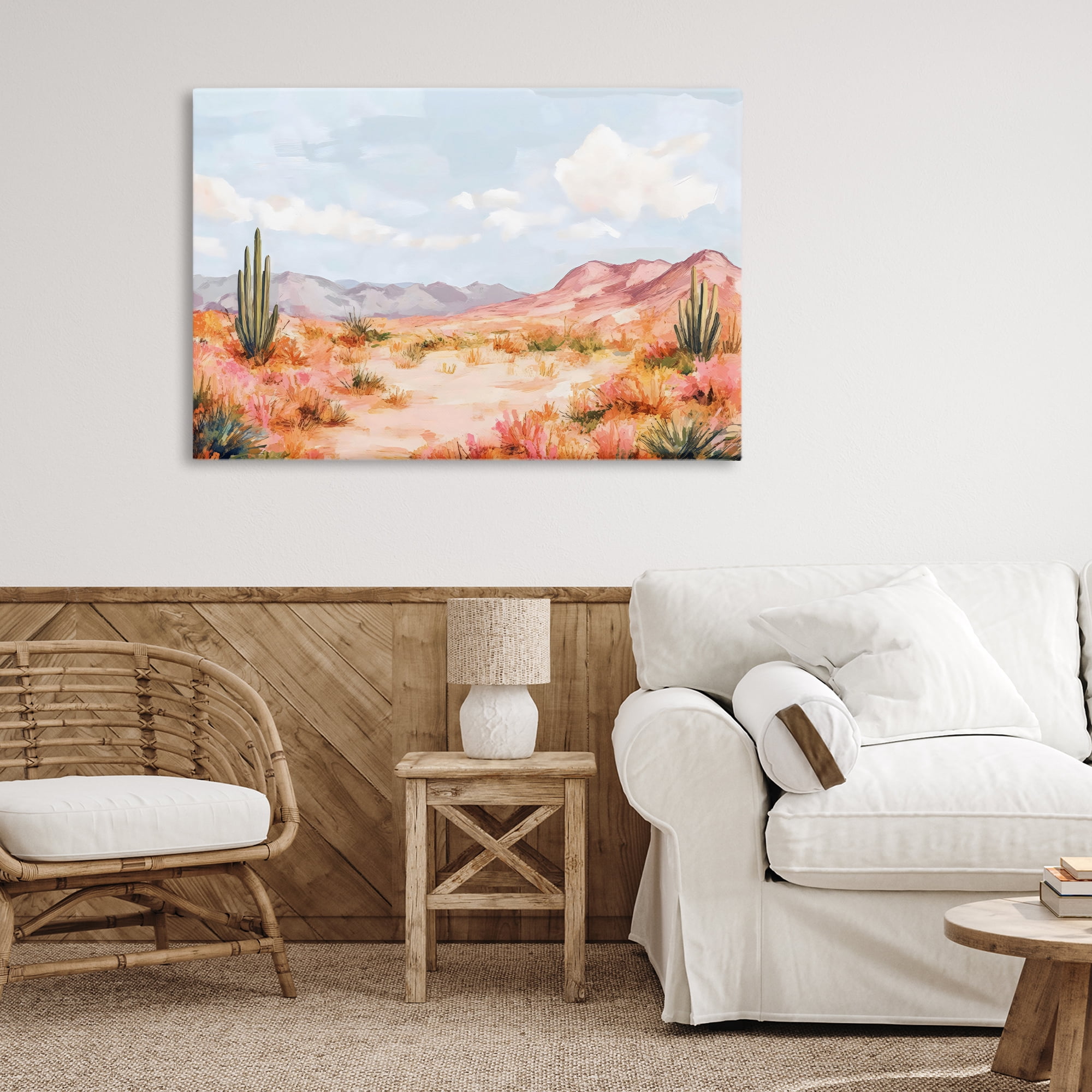Stupell Industries Pastel Desert Dream Sunset Canvas Wall Art, design by Creative Studio
