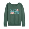 thumbnail image 2 of The Beach Boys - Surfin Usa Women's Lightweight French Terry Wide Neck Long Sleeve Graphic Shirt, 2 of 4
