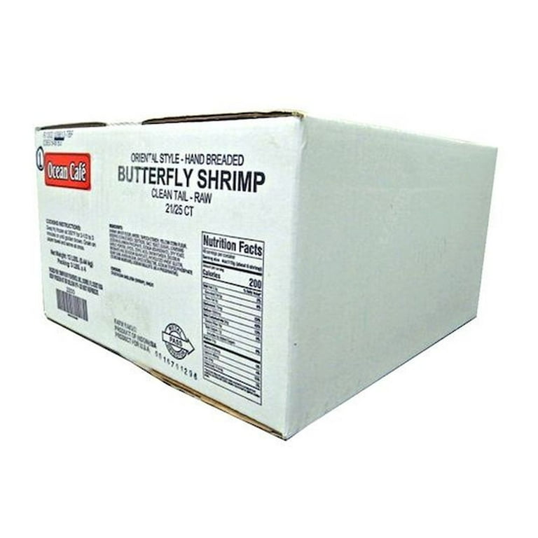 Ocean Cafe Hand Breaded Raw 21 25 Oriental Butterfly Cleantail