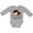 AC-Heather Grey, variant on Inktastic Loved by My Great Aunt Boys or Girls Long Sleeve Baby Bodysuit