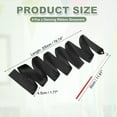 thumbnail image 2 of Uxcell 4 Pcs Dance Ribbons, 78.7 Inch Gymnastics Ribbon Streamers with Red Wand for Gymnastics Artistic, Black, 2 of 7