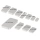 thumbnail image 2 of 5PCS Multiple Sizes Frosted Push-Pull Metal Tin Box Small Solid Balm Drawer Storage Box Rectangular Jewelry Cosmetic OrganizerChina Gao Jinjia LED, 2 of 2