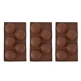 thumbnail image 3 of Moldes para pudín de bricolaje, 3 piezas de molde para hornear alimentos, molde de chocolate para bricolaje, accesorio para hornear, elegante y moderno, 3 of 8