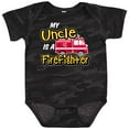 thumbnail image 3 of Inktastic My Uncle is a Firefighter with Fire Truck Boys or Girls Baby Bodysuit, 3 of 5