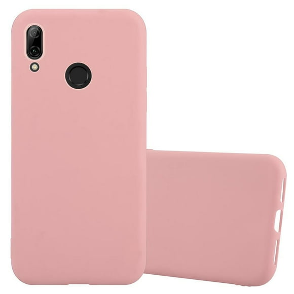 Cadorabo Étui pour Huawei P SMART 2019, Couverture, Protection d'Écran, Étui Arrière en Gel de Silicone TPU