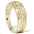 thumbnail image 2 of Pompeii Ladies 14K Yellow Gold 1/6ct Diamond Wedding Ring (G/H,I2), 2 of 3