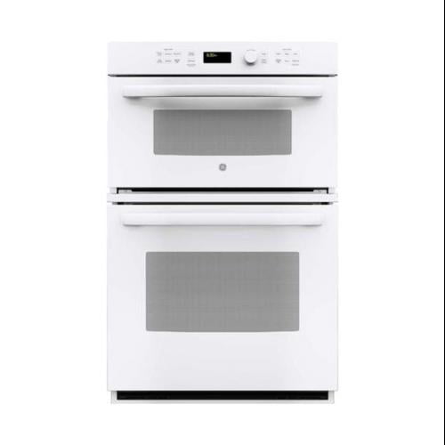 GE Appliances JK3800DHWW 27 Inch Electric Double Wall Oven/Microwave