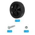 thumbnail image 3 of Unique Bargains 4.57' Universal Air Compressor Wheel with 0.47' Hole, Black, 3 of 5