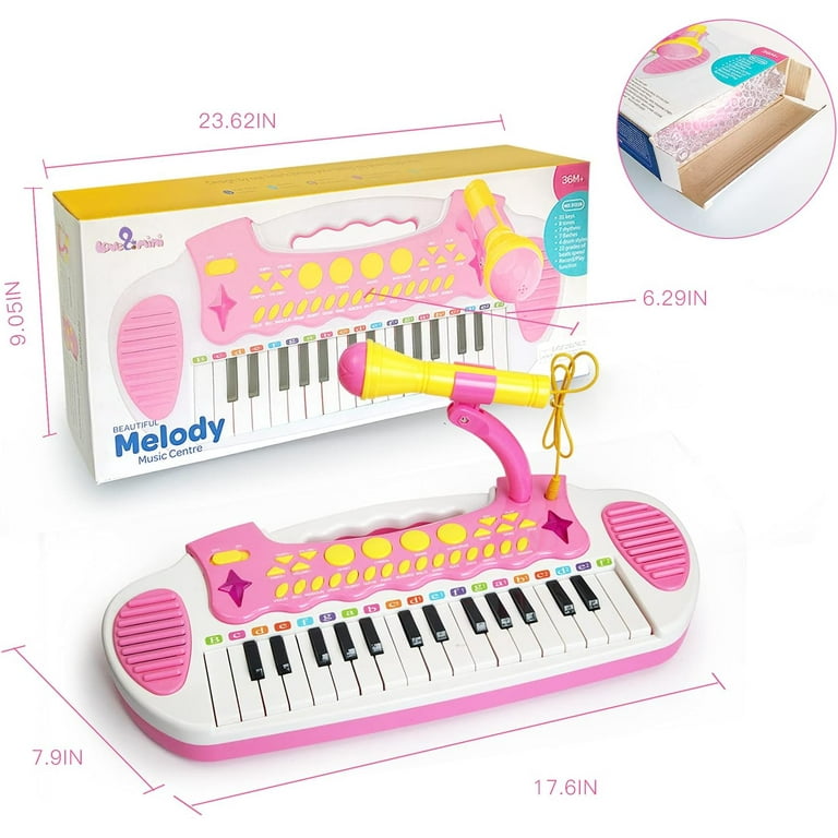 Mini Piano À Queue Électronique Avec Micro, 31 Touches Lumineuses - N/A -  Kiabi - 49.99€