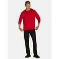 thumbnail image 5 of Athletic Works Men's & Big Men's Fleece Crewneck Sweatshirt, Sizes XS-3XL, 5 of 5