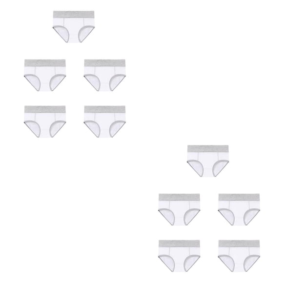 Qarigey 5 piezas de ropa interior de mujer de cintura alta Bragas Push Up Briefs Apertura de pierna ancha Type4 NO4