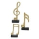 thumbnail image 3 of 3 piezas de notas musicales nórdicas, estatuas, esculturas, artesanías, figuras, símbolo musical Oro, 3 of 7