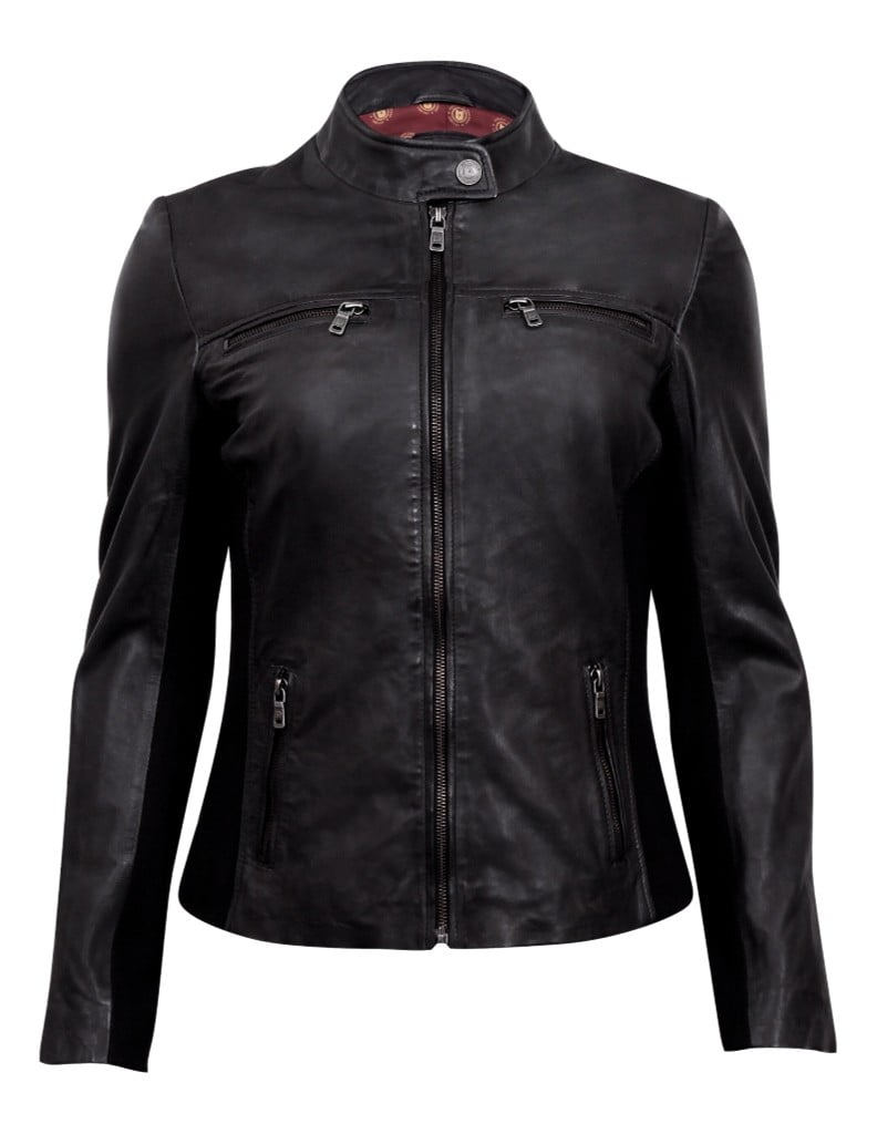 Durango Western Jacket Womens Leather Company Damsel Black DLC0044 ...