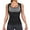 Black，Thickness:2.3mm, variant on FITVALEN Women's Workout Waist Trainer Zip Vest Body Shaper with Adjustable Belts Underbust Corset Neoprene Sauna Sweat Suit