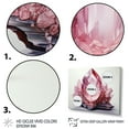thumbnail image 3 of Designart "Rose Quartz Spiritual Stone" Spiritual Stone Floater Framed Canvas Art Print, 3 of 7